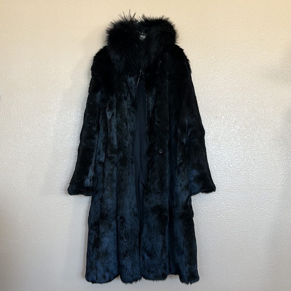 Authentic Theory Raccoon Rabbit Reversible Fur Co… - image 2